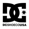 DC Shoes logo featuring a stylized DC with a star and DCSHOECOUSA text below.