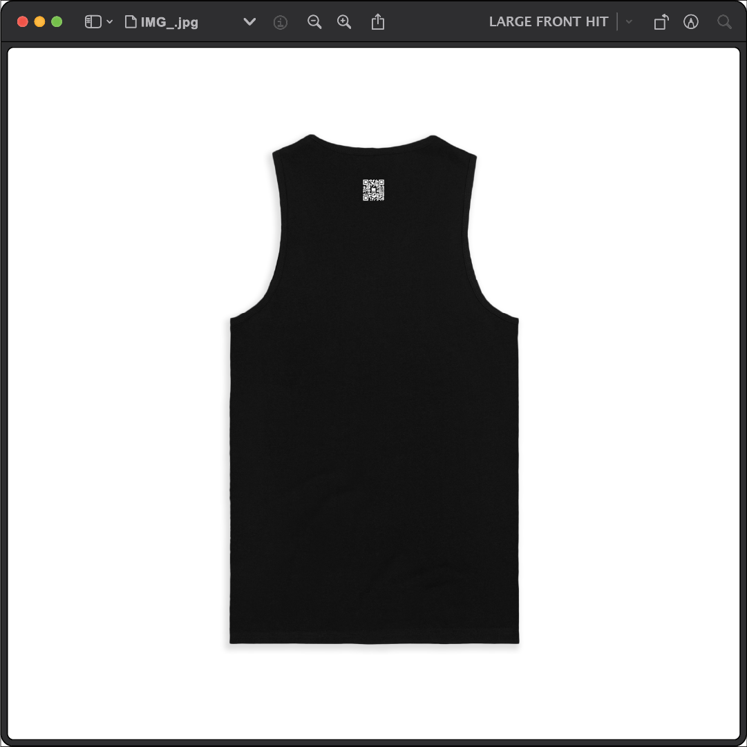 Z_DROPPED - Mens, Unisex - Black - Retro Z Tank Top. - By: Z