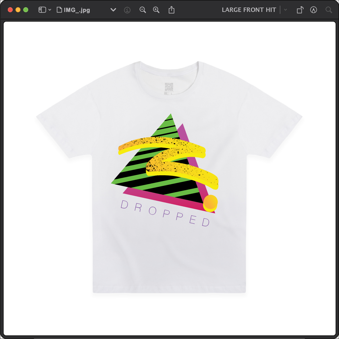 Z_DROPPED - Mens, Unisex - White - Retro Z Tee. - By: Z