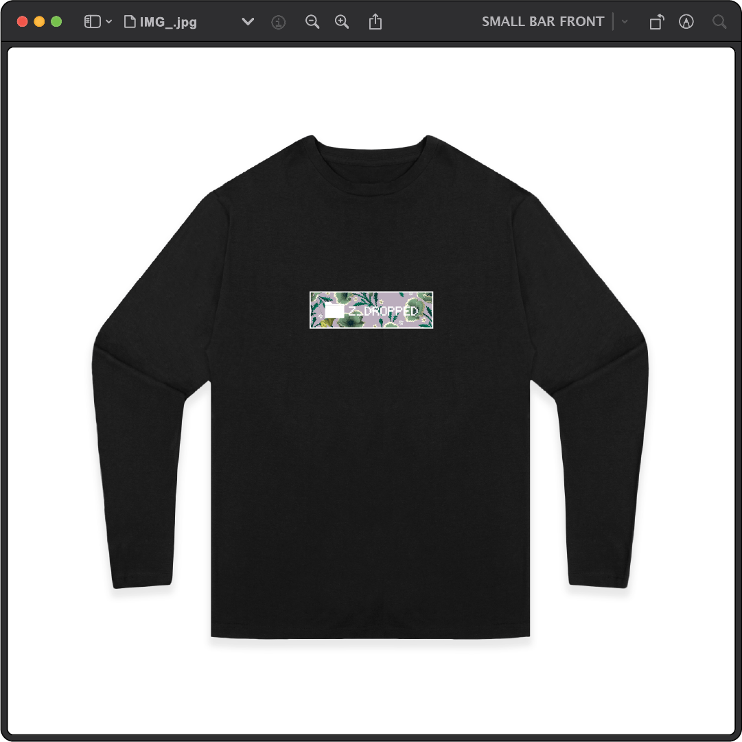 Z_DROPPED - Mens, Unisex - Black - Flor De Vida Long Sleeve. - By: Jose Hurtado