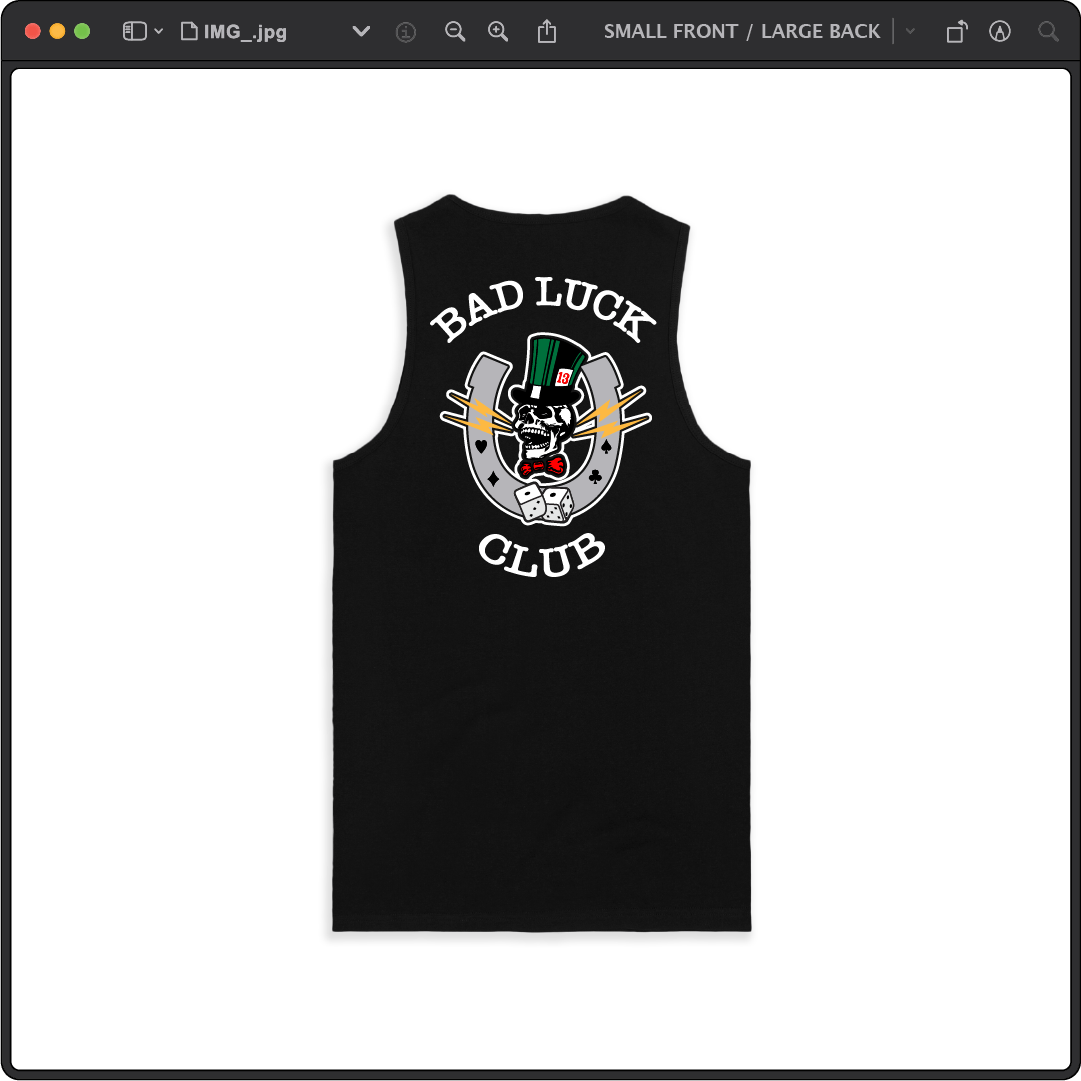 Z_DROPPED - Mens, Unisex - Black - High Roller Tank Top. - By: Zed Ropped