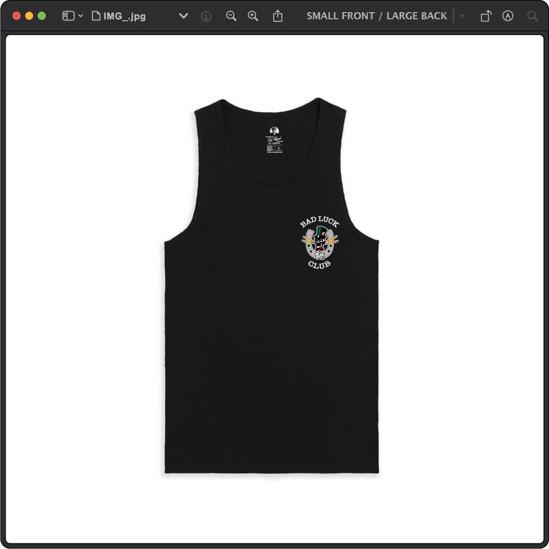 Z_DROPPED - Mens, Unisex - Black - High Roller Tank Top. - By: Zed Ropped