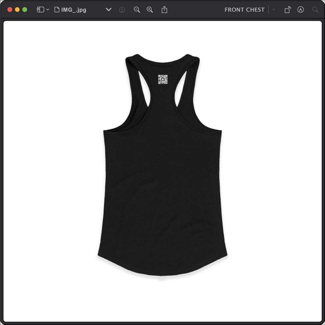 Z_DROPPED - Womens - XS - Mahi Bones Racer Back Tank. - By: Jose Hurtado