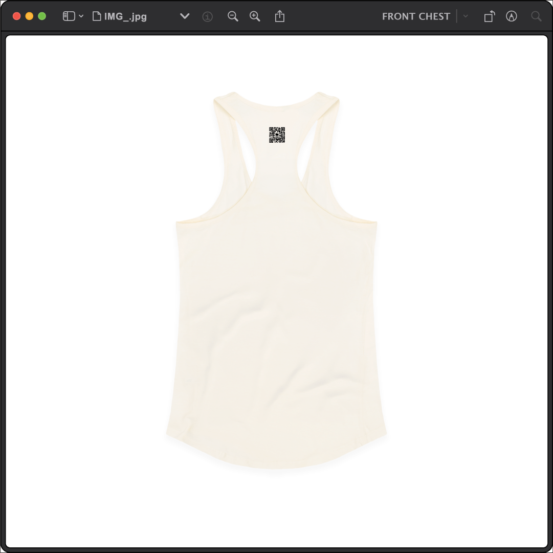 Z_DROPPED - Womens - XS - Mahi Bones Racer Back Tank. - By: Jose Hurtado