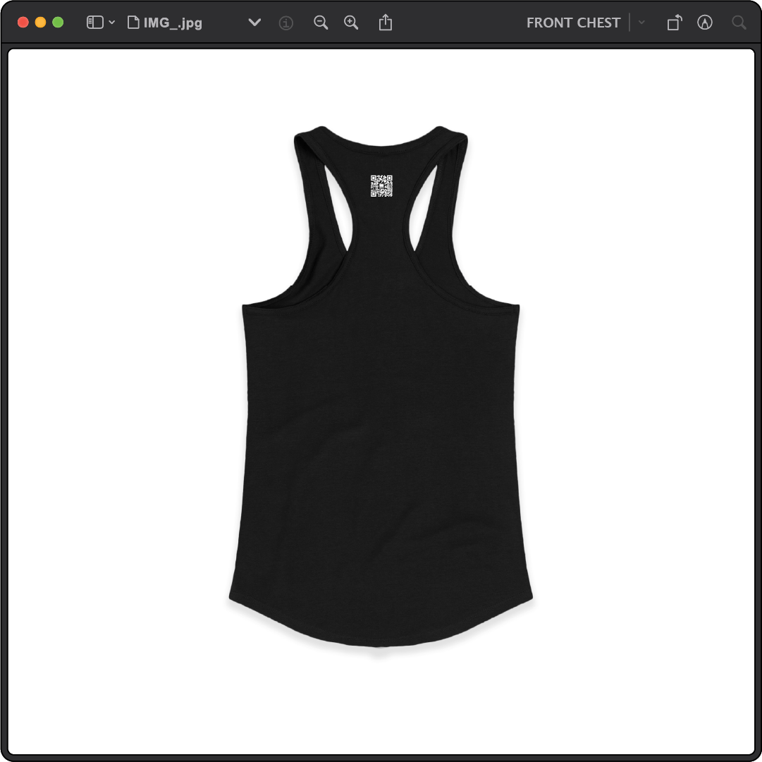 Z_DROPPED - Womens - XS - Tuna Bones Racer Back Tank. - By: Jose Hurtado