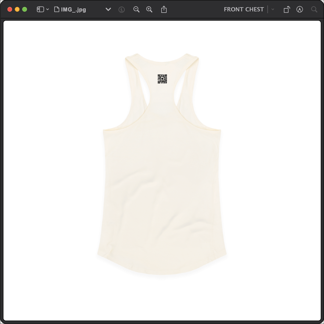 Z_DROPPED - Womens - XS - Tuna Bones Racer Back Tank. - By: Jose Hurtado