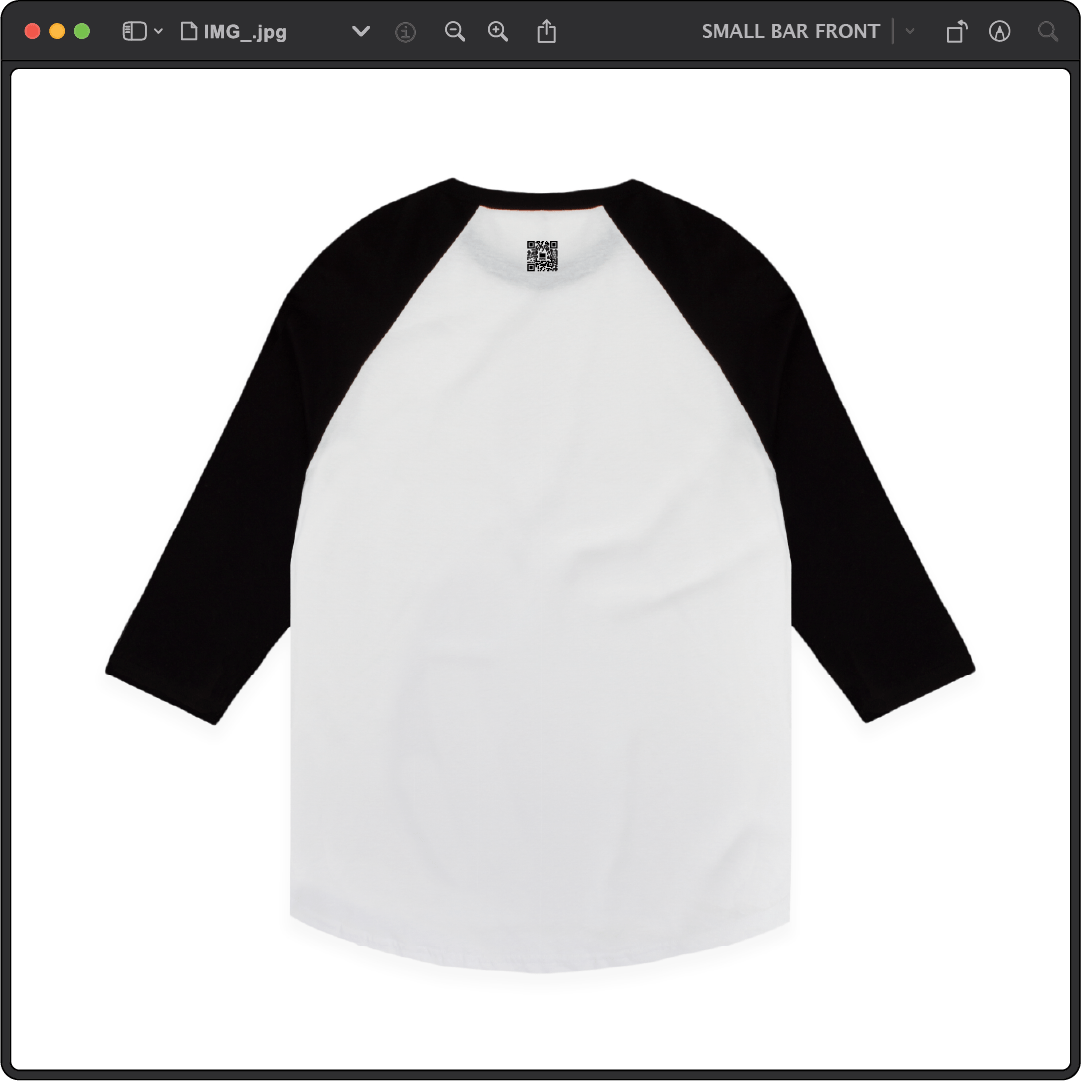 Z_DROPPED - Mens, Unisex - Black / White - Flor De Vida Raglan. - By: Jose Hurtado