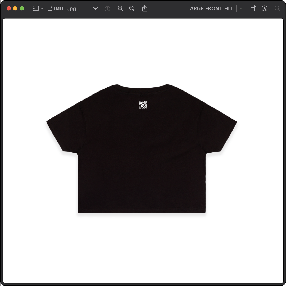 Z_DROPPED - Womens - Black - Do Nothing Crop Top. - By: Fredy Santiago