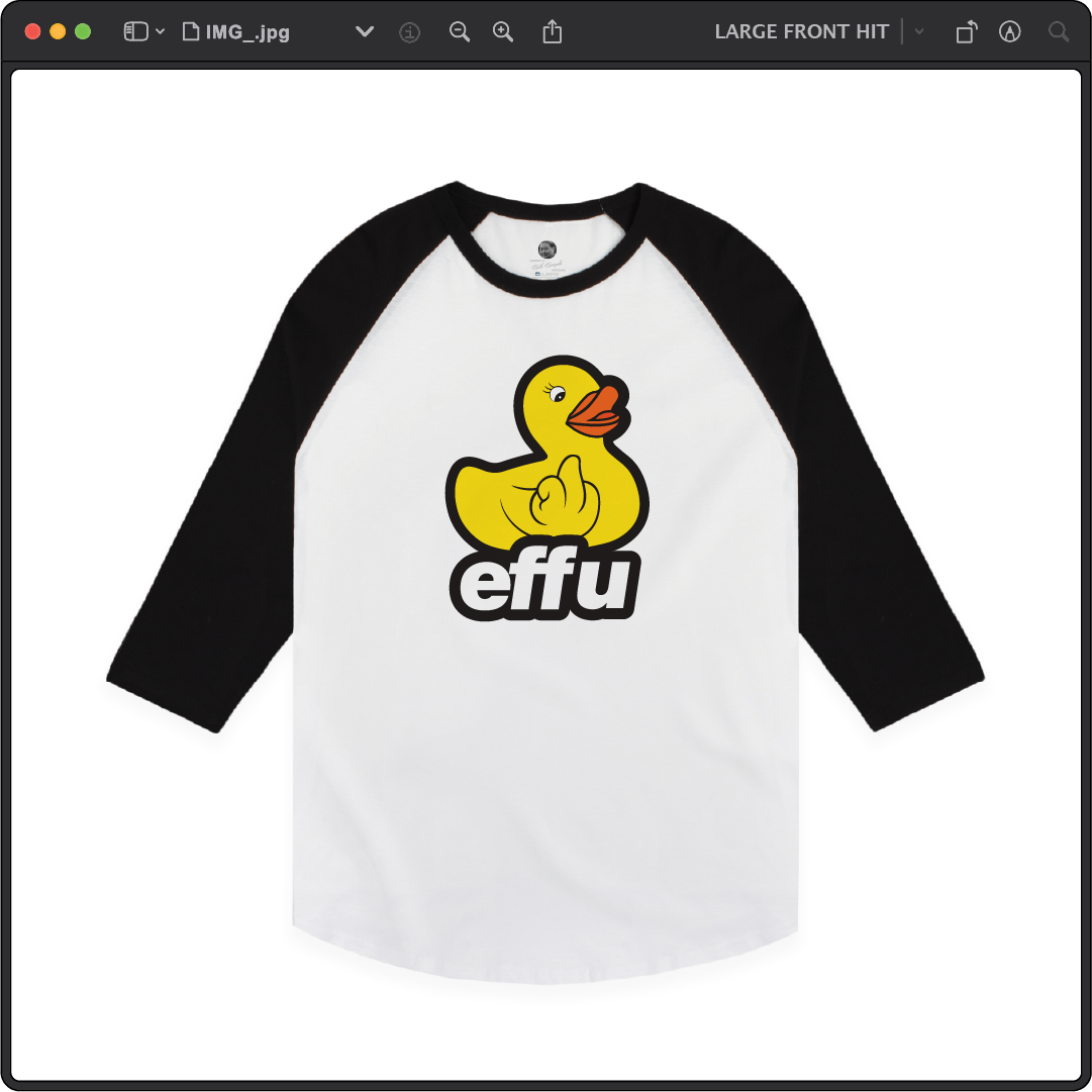 Z_DROPPED - Mens, Unisex - Multicolor - effu Raglan. - By: Keith Kuniyuki