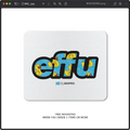 Z_DROPPED - Mens, Unisex, Women - effu Mousepad. - By: Keith Kuniyuki