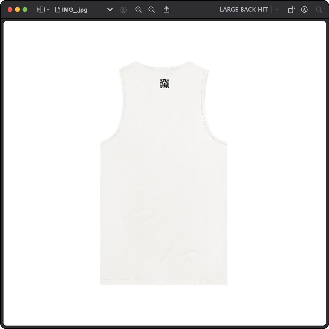 Z_DROPPED - Mens, Unisex - White - Free Your Mind Tank Top. - By: Keith Kuniyuki