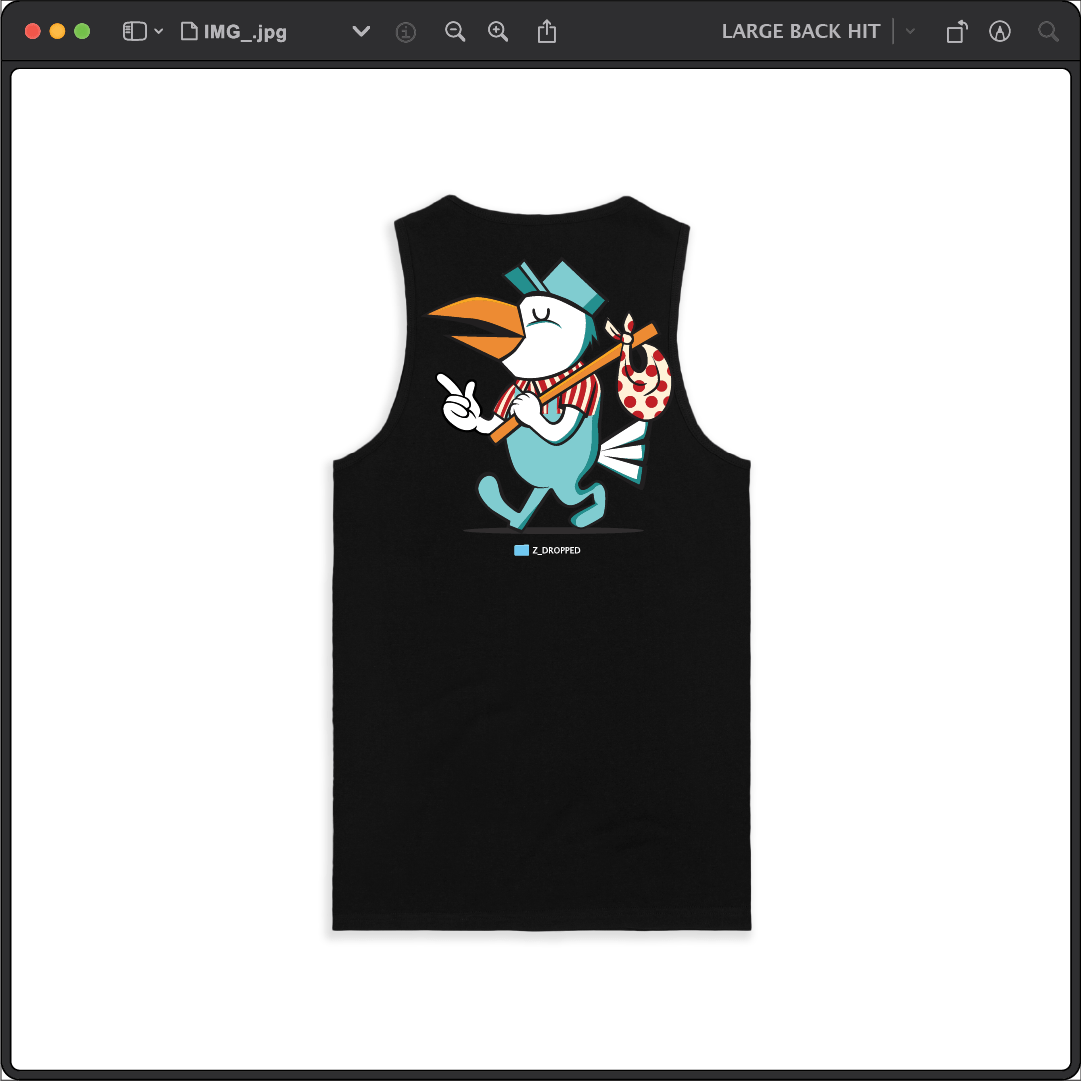 Z_DROPPED - Mens, Unisex - Black - Let Go Tank Top. - By: Fredy Santiago