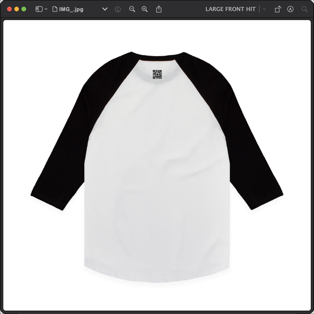 Z_DROPPED - Mens, Unisex - Black / White - Mamba Quote Raglan. - By: Jose Hurtado