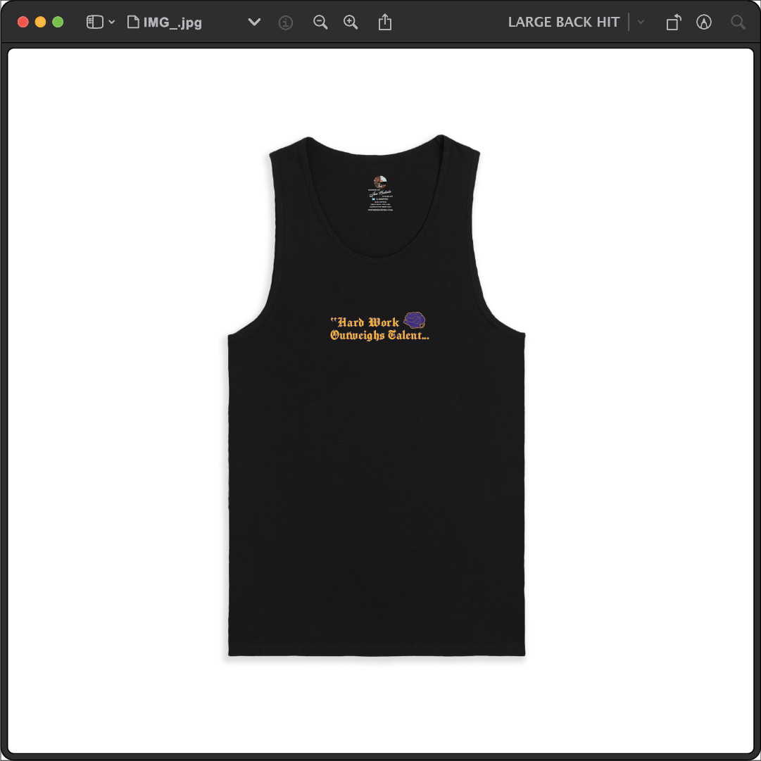 Z_DROPPED - Mens, Unisex - Black - Mamba Quote Tank Top. - By: Jose Hurtado