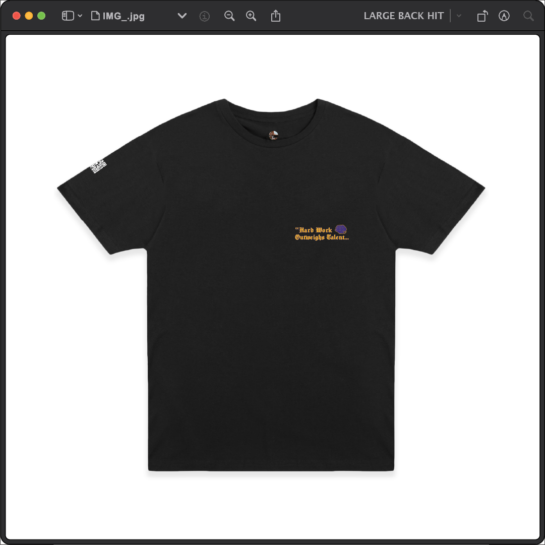 Z_DROPPED - Mens, Unisex - Black - Mamba Quote Tee. - By: Jose Hurtado