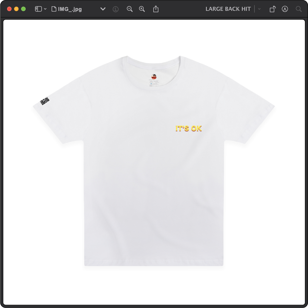 Z_DROPPED - Mens, Unisex - White - No Thanks Tee. - By: Fredy Santiago