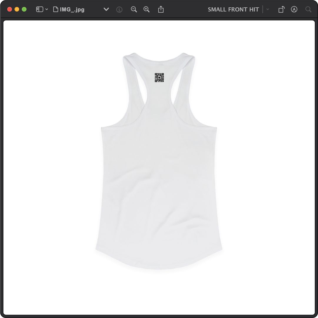 Z_DROPPED - Womens - White - Parrot Paradise Racer Back Tank. - By: Keith Kuniyuki