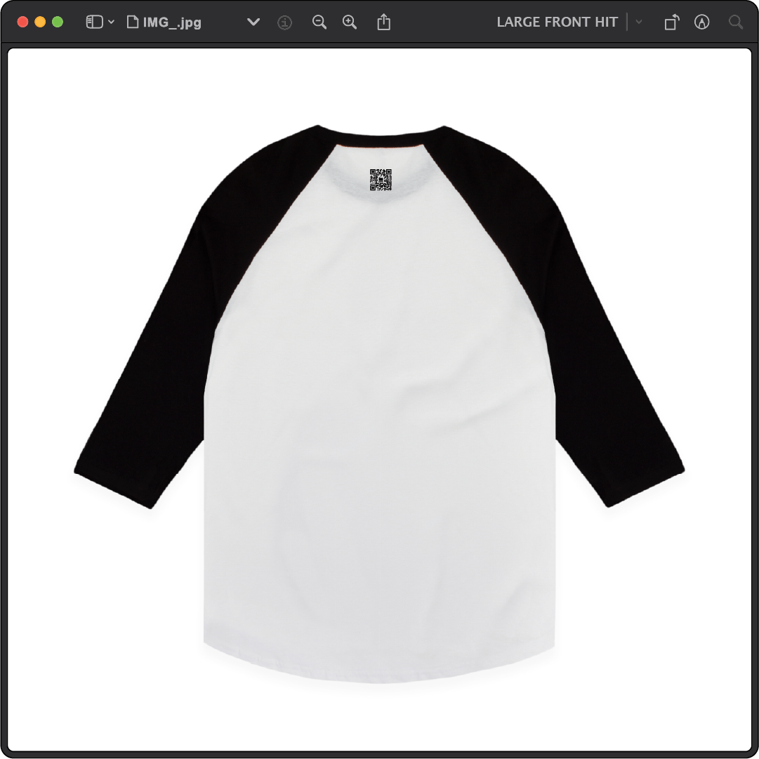 Z_DROPPED - Mens, Unisex - White / Black - Parrot Paradise Raglan. - By: Keith Kuniyuki