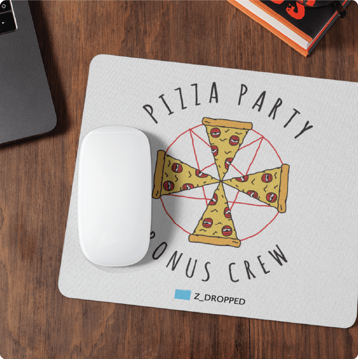 Z_DROPPED - Mens, Unisex - Pizza Cult Mousepad. - By: Z