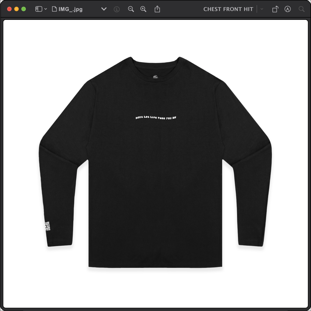 Z_DROPPED - Mens, Unisex - Black - PTO or PTSD Long Sleeve. - By: Keith Kuniyuki