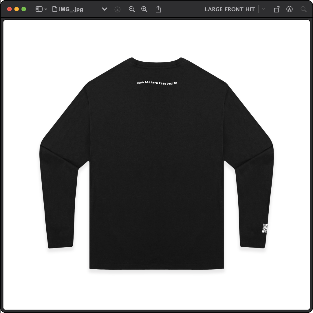 Z_DROPPED - Mens, Unisex - Black - PTO or PTSD Long Sleeve. - By: Keith Kuniyuki