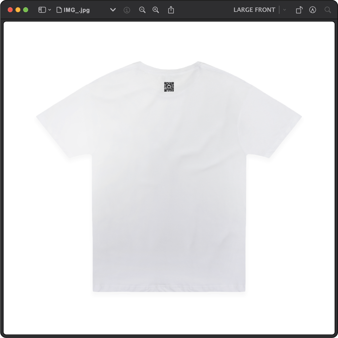 Z_DROPPED - Mens, Unisex - White - Black Cat Tee. - By: Zed Ropped