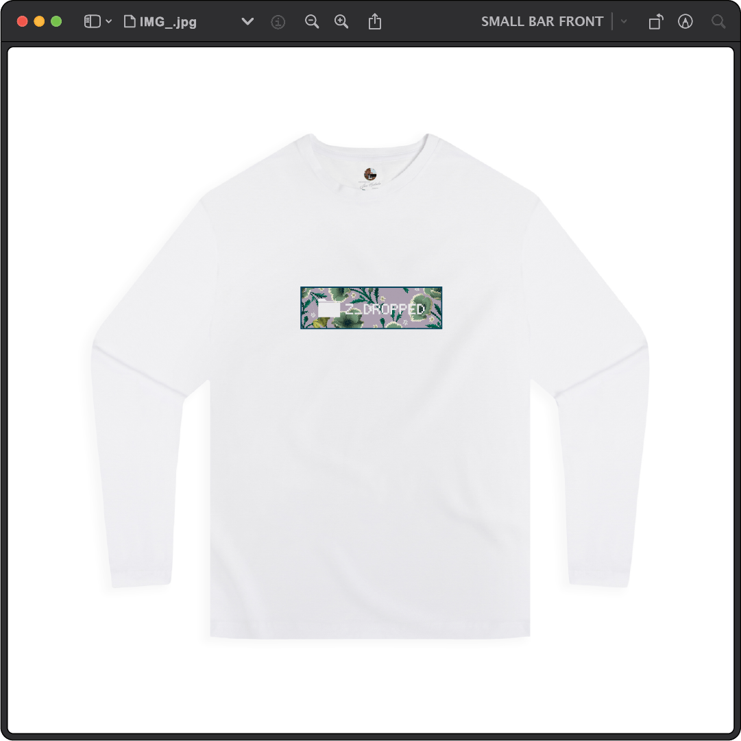 Z_DROPPED - Mens, Unisex - White - Flor De Vida Long Sleeve. - By: Jose Hurtado