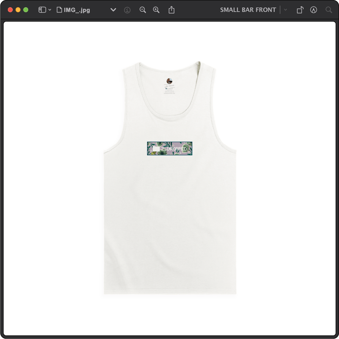 Z_DROPPED - Mens, Unisex - White - Flor De Vida Tank Top. - By: Jose Hurtado