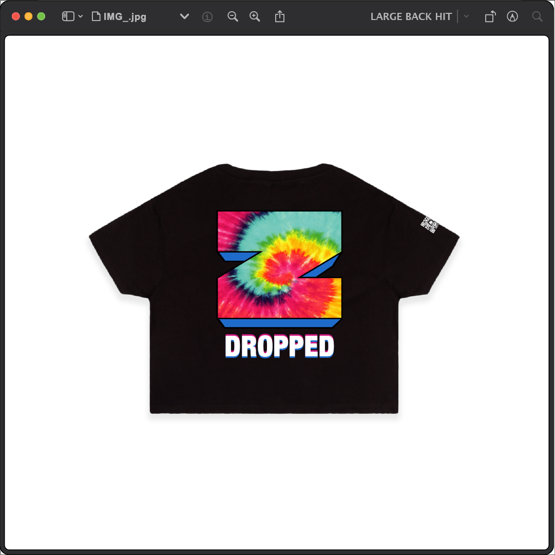 Z_DROPPED - Womens - Black - Z_INC Crop Top. - By: Z