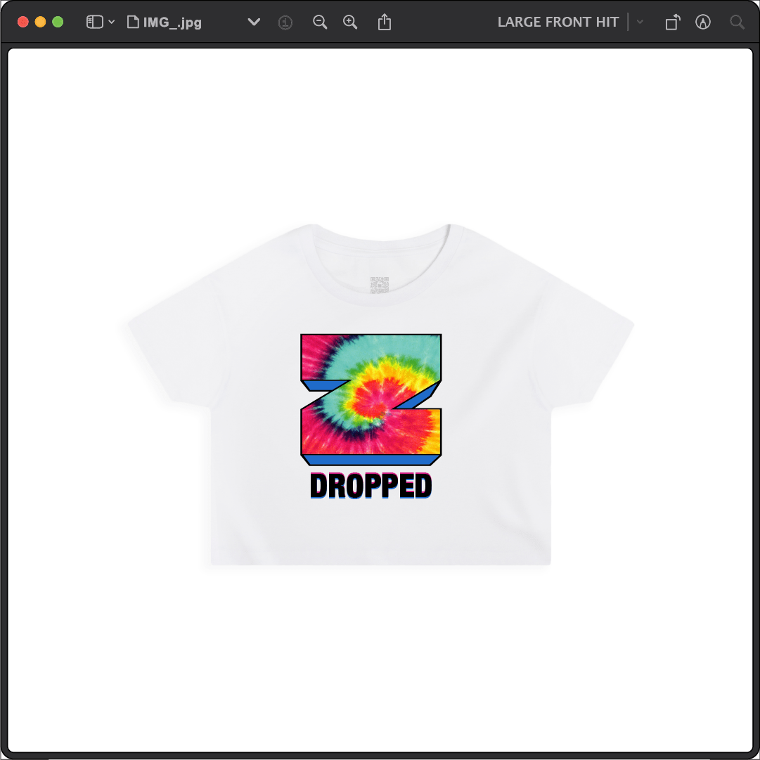 Z_DROPPED - Womens - White - Z_INC Crop Top. - By: Z