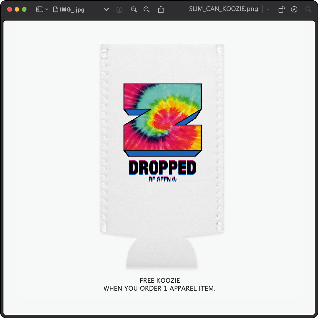 Z_DROPPED - Mens, Unisex, Women - Z_INC Koozie. - By: Z