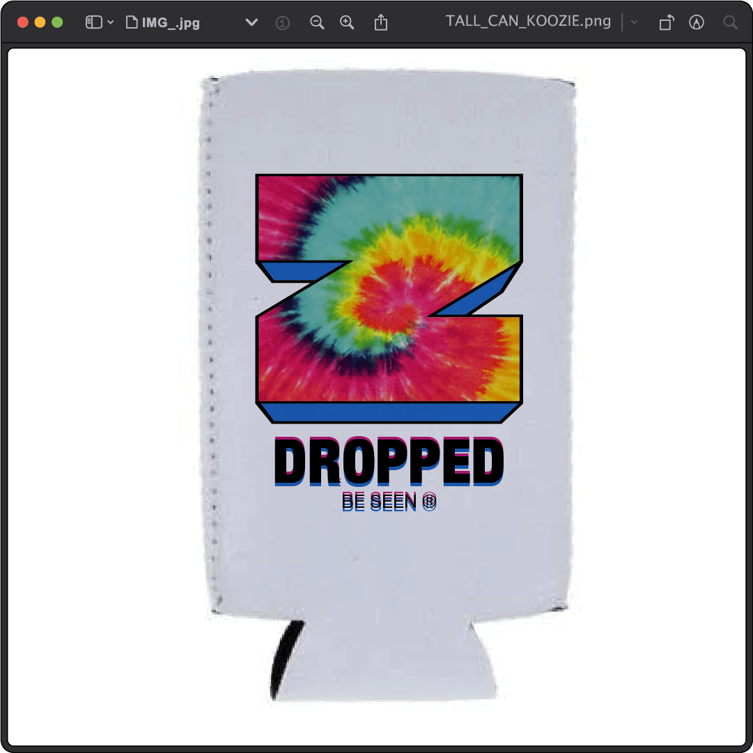 Z_DROPPED - Mens, Unisex, Women - Z_INC Koozie. - By: Z