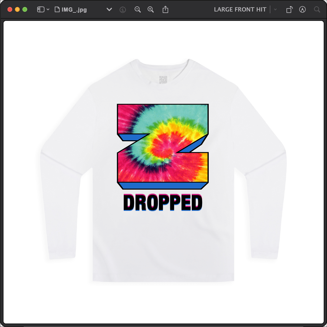 Z_DROPPED - Mens, Unisex - White - Z_INC Long Sleeve. - By: Z