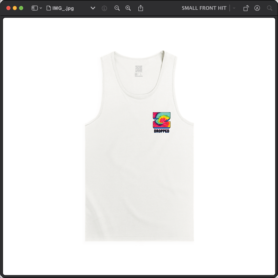 Z_DROPPED - Mens, Unisex - White - Z_INC Tank Top. - By: Z