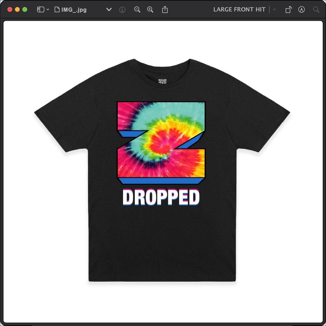 Z_DROPPED - Mens, Unisex - Black - Z_INC Tee. - By: Z