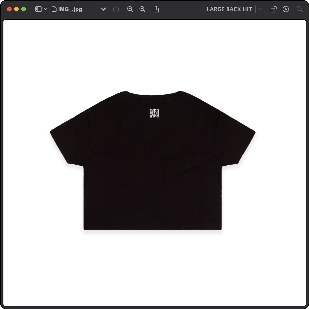 Z_DROPPED - Womens - Black - Z_OG Crop Top. - By: Chi Hom