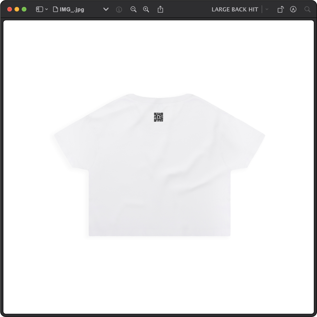 Z_DROPPED - Womens - White - Z_OG Crop Top. - By: Chi Hom