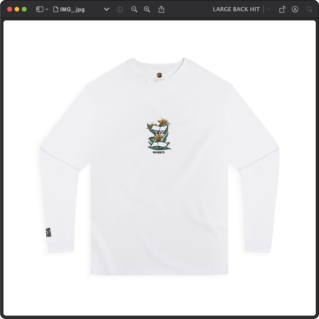 Z_DROPPED - Mens, Unisex - White - Z_OG Long Sleeve. - By: Chi Hom