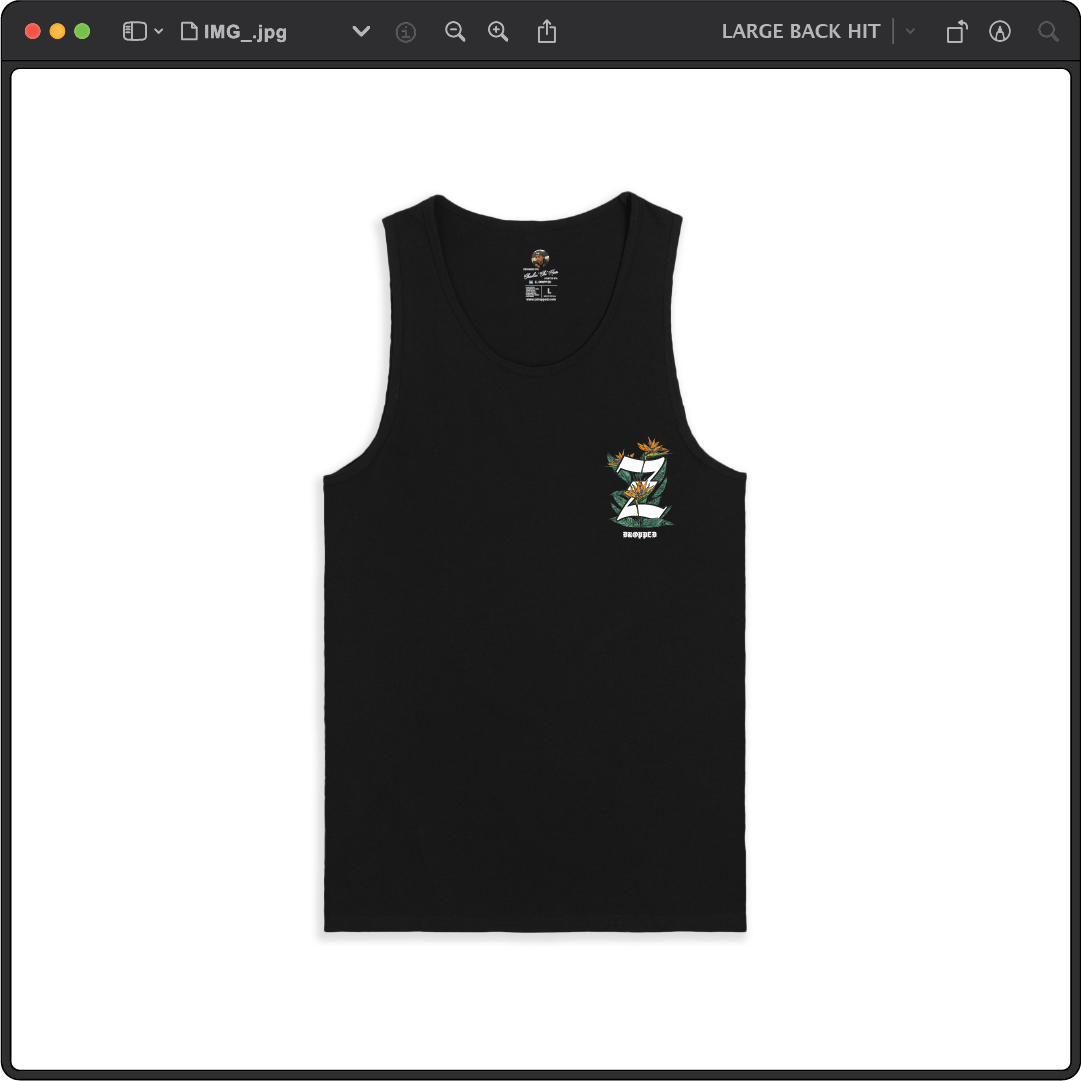 Z_DROPPED - Mens, Unisex - Black - Z_OG Tank Top. - By: Chi Hom