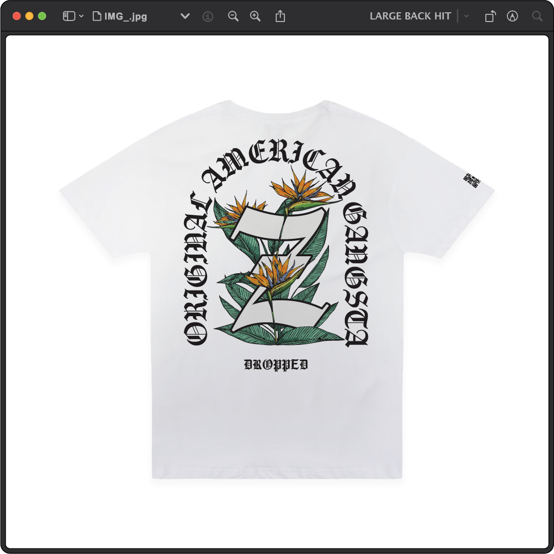 Z_DROPPED - Mens, Unisex - White - Z_OG Tee. - By: Chi Hom