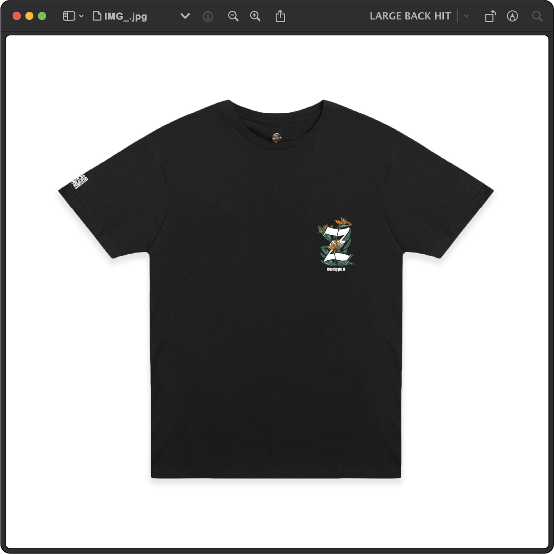 Z_DROPPED - Mens, Unisex - Black - Z_OG Tee. - By: Chi Hom