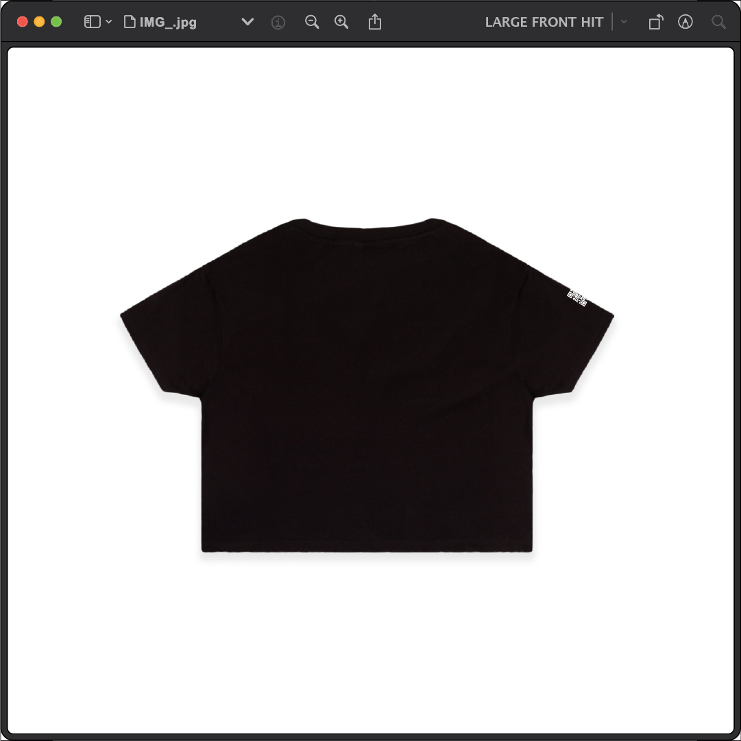 Z_DROPPED - Womens - Black - Zepé Crop Top. - By: Z