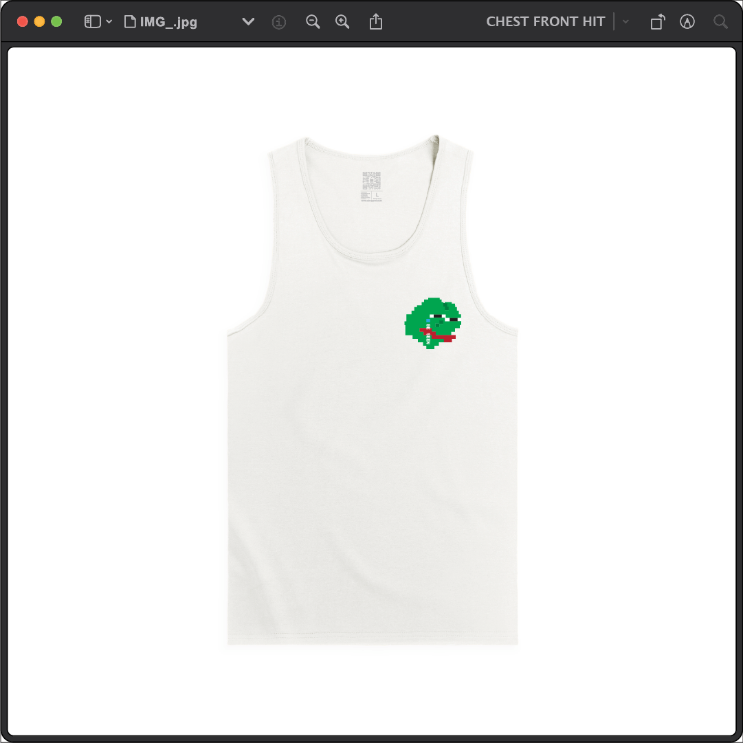 Z_DROPPED - Mens, Unisex - White - Zepé Tank Top. - By: Z