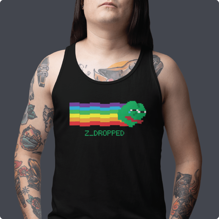 Z_DROPPED - Mens, Unisex - Black - Zepé Tank Top. - By: Z